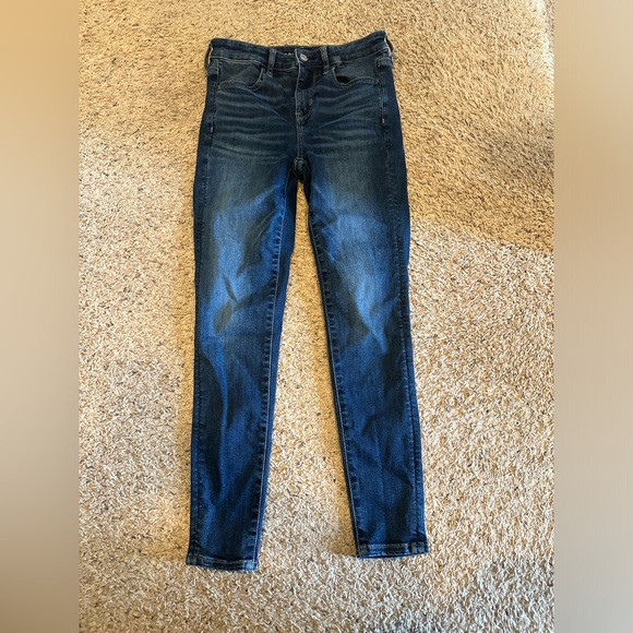 American eagle size 4 jeans high rise - Picture 1 of 4